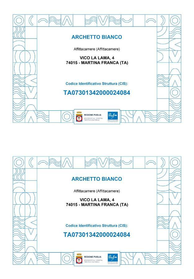 Archetto Bianco Bed & Breakfast Martina Franca Eksteriør bilde